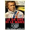 Image 1 : Italian movie poster, automobiles - LE 24 ORE DI LE MANS