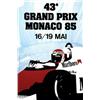 Image 1 : Italian advertising poster, automobiles - 43E GRAND PRIX MONACO