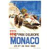 Image 1 : Italian advertising poster, automobiles - MONACO 25 ET 26 MAI 1963