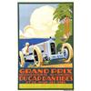 Image 1 : Italian advertising poster, automobiles - GRAND PRIX DU CAP D'ANTIBES