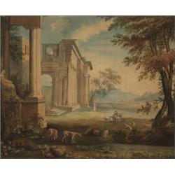 JANE WREN,FIGURES AND LIVESTOCK AMONG THE RUINS....