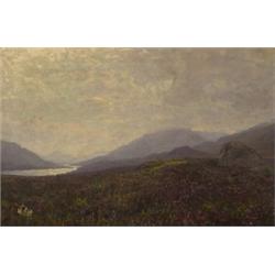 nineteenth century scottish school,LOCH LANDSCAPE....