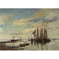 Edward (brian) seago,THE -SPINAWAY,+ THE -CENTAUR+ AND THE -MEMORY+ AT PIN MILL - SUFFOLK....