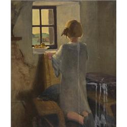 william caldwell crawford,A COTTAGE WINDOW....