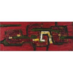 AVraY (frank) WILSON,RED COMPOSITION....