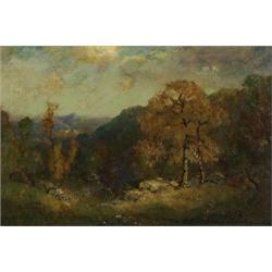 frederick ballard williams,OVER THE HILL - WOODLANDS PASTURES....