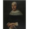 Image 1 : seventeenth century flemish school,HALF LENGTH PORTRAIT OF A LADY WITH A HANDKERCHIEF....