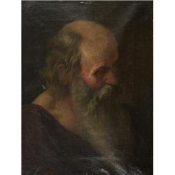 nineteenth century italian school,PORTRAIT OF AN APOSTLE....