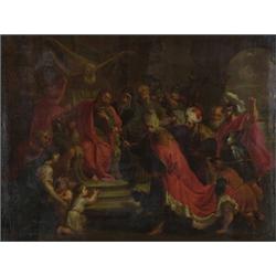SEVENTEENth century flemish school,CHRIST QUESTIONED....