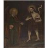 Image 1 : SPANISH COLONIAL school,ST. JOHN THE BAPTIST WITH ST. PETER....