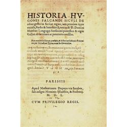 hugo falcandus,Historia Hugonis Falcandi Siculi de Rebus Gestis in Siciliae Regno....