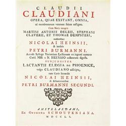 claudii claudiani,Opera Quae Exstant, Onmia......