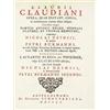 Image 1 : claudii claudiani,Opera Quae Exstant, Onmia......