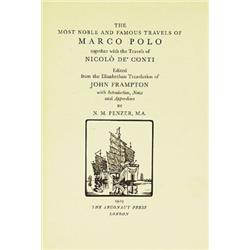 n.m. penzer, Editor,The Most Noble and Famous Travels of Marco Polo (From the Elizabethan Transla...