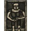Image 1 : georges rouault,LES FLEURS DU MAL-SATAN (Chapon 214)....