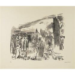 OSKAR KOKOSCHKA,CITYSCAPE....