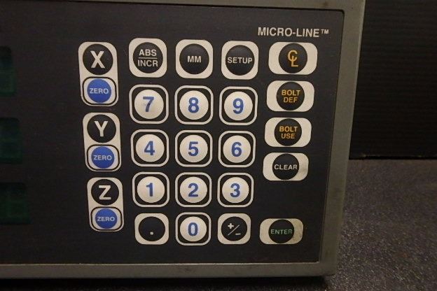 Micro Line Scale Acu Rite Micro-Line Linear Scale DRO Readout Box P/N 2004014