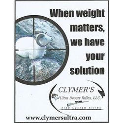 Clymers Sheephunter Series Rifle in 270 WSM