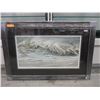 Image 1 : Robert Bateman print "Peregrine & Ruddy Turnstones
