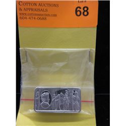 2.08 Troy Ounce .925 Silver Art Bar