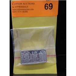 2.08 Troy Ounce .925 Silver Art Bar