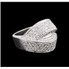 Image 1 : 2.04ctw Diamond Ring - 18KT White Gold