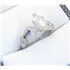 Image 7 : EGL Cert 2.08ctw Diamond and Sapphire Ring - Platinum