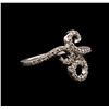 Image 1 : 0.20ctw Diamond Ring - 14KT White Gold