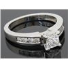 Image 3 : GIA Certified 1.00ctw Diamond Ring - 14KT White Gold