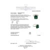 Image 3 : 4.80ct Emerald and Diamond Ring - 14KT White Gold