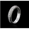 Image 1 : 14KT White Gold 0.63ctw Diamond Ring
