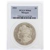 Image 1 : 1921 PCGS MS64 Morgan Silver Dollar