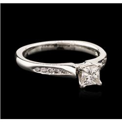 14KT White Gold 0.66ctw Diamond Ring