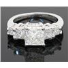 Image 1 : 3.24ctw Diamond Ring - 18KT White Gold