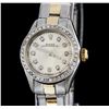 Image 1 : Rolex Two-Tone Diamond Oyster Perpetual Ladies Watch