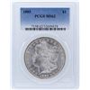 Image 1 : 1885 PCGS MS62 Morgan Silver Dollar