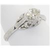 Image 3 : 0.33ct Vintage Diamond Ring - 14KT White Gold