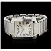 Image 2 : Cartier Stainless Steel Tank Francaise Watch