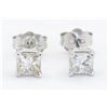 Image 2 : 0.41ctw Diamond Earrings - 14KT White Gold