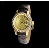 Image 2 : Geneve 18KT Yellow Gold Ladies Watch