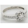 Image 3 : 0.45ctw Diamond Ring -14KT White Gold