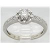 Image 4 : 0.45ctw Diamond Ring -14KT White Gold