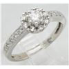 Image 5 : 0.45ctw Diamond Ring -14KT White Gold