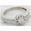 Image 7 : 0.45ctw Diamond Ring -14KT White Gold