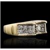 Image 1 : 18KT Yellow Gold 0.45ctw Diamond Ring