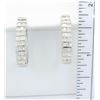 Image 6 : 1.15ctw Diamond Earrings - 10KT  White Gold