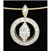 Image 2 : 2.71ctw Diamond Necklace - 14KT Two-Tone Gold