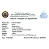 Image 2 : 5.6ctw Triangle Aquamarine Parcel