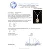Image 3 : 1.49ctw Yellow Diamond Pendant With Chain - 14KT White Gold