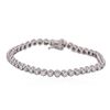 Image 1 : 14KT White Gold 2.23ctw Diamond Tennis Bracelet
